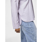 PIECES PIECES dame skjorte PCPIPPA Shirt Bonbon stripes