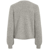 PIECES PIECES dame cardigan PCANNA Restudsalg Dove Silver Glitter Bow