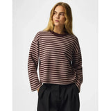 PIECES PIECES dame strik PCJASSY Knit Hot Fudge GREIGE