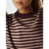 PIECES PIECES dame strik PCJASSY Knit Hot Fudge GREIGE