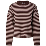 PIECES PIECES dame strik PCJASSY Knit Hot Fudge GREIGE