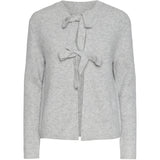 PIECES PIECES dame strik PCSILLY Restudsalg Light Grey Melange