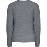 PIECES PIECES dame strik PCSILLY Restudsalg Medium grey melange