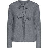 PIECES PIECES dame strik PCSILLY Restudsalg Medium grey melange