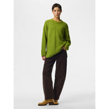 PIECES PIECES dame strik PCTINA Knit Woodbine MELANGE