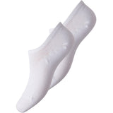 PIECES PIECES dame strømper PCTESS Socks Bright White