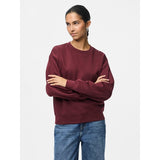 PIECES PIECES dame sweatshirt PCCHILLI Sweatshirt Tawny Port