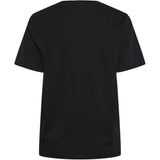 PIECES PIECES dame t-shirt PCRIA T-shirt Black