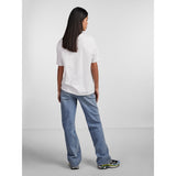 PIECES PIECES dame t-shirt PCRIA T-shirt Bright White