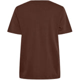 PIECES PIECES dame t-shirt PCRIA T-shirt Chocolate Fondant