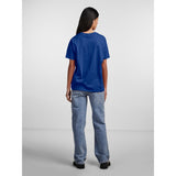 PIECES PIECES dame t-shirt PCRIA T-shirt Mazarine Blue