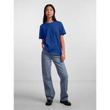 PIECES PIECES dame t-shirt PCRIA T-shirt Mazarine Blue