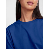 PIECES PIECES dame t-shirt PCRIA T-shirt Mazarine Blue