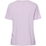 PIECES PIECES dame t-shirt PCRIA T-shirt Pastel Lilac