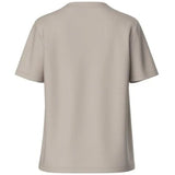 PIECES PIECES dame t-shirt PCRIA T-shirt Silver Gray