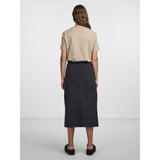 PIECES PIECES dame t-shirt PCRIA T-shirt Silver Mink