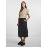 PIECES PIECES dame t-shirt PCRIA T-shirt Silver Mink