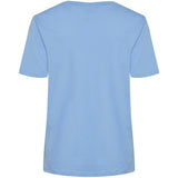 PIECES PIECES dame t-shirt PCRIA T-shirt Vista Blue