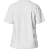 PIECES PIECES dame t-shirts PCGABBI Restudsalg Bright White CHERRY BOMB