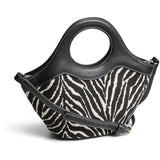 PIECES PIECES dame taske PCVERA Bag Birch Zebra