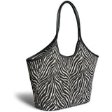 PIECES PIECES dame taske PCVERA Bag Birch Zebra