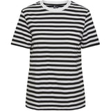PIECES PIECES dame tee PCRIA T-shirt Black Bright White
