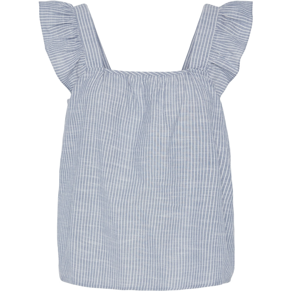 PIECES dam topp PCMAY - Bright White main image 1
