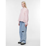 PIECES PIECES dame top PCASSRA Restudsalg Cloud Dancer BITTERSWEET