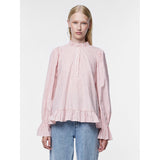 PIECES PIECES dame top PCASSRA Restudsalg Cloud Dancer BITTERSWEET