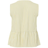 PIECES PIECES dame top PCJOLLY Top French Vanilla BRIGHT WHITE