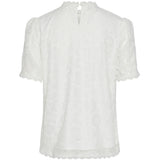 PIECES PIECES dame top PCOLLINE Restudsalg Cloud Dancer