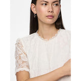 PIECES PIECES dame top PCOLLINE Restudsalg Cloud Dancer