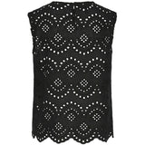 PIECES PIECES dame top PCVILDE Restudsalg Black