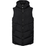 PIECES PIECES dame vest PCJAMILLA Restudsalg Black