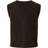 PIECES PIECES dame vest PCSALLY Vest Hot Fudge Melange