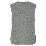 PIECES PIECES dame vest PCSILLY Restudsalg Medium grey melange