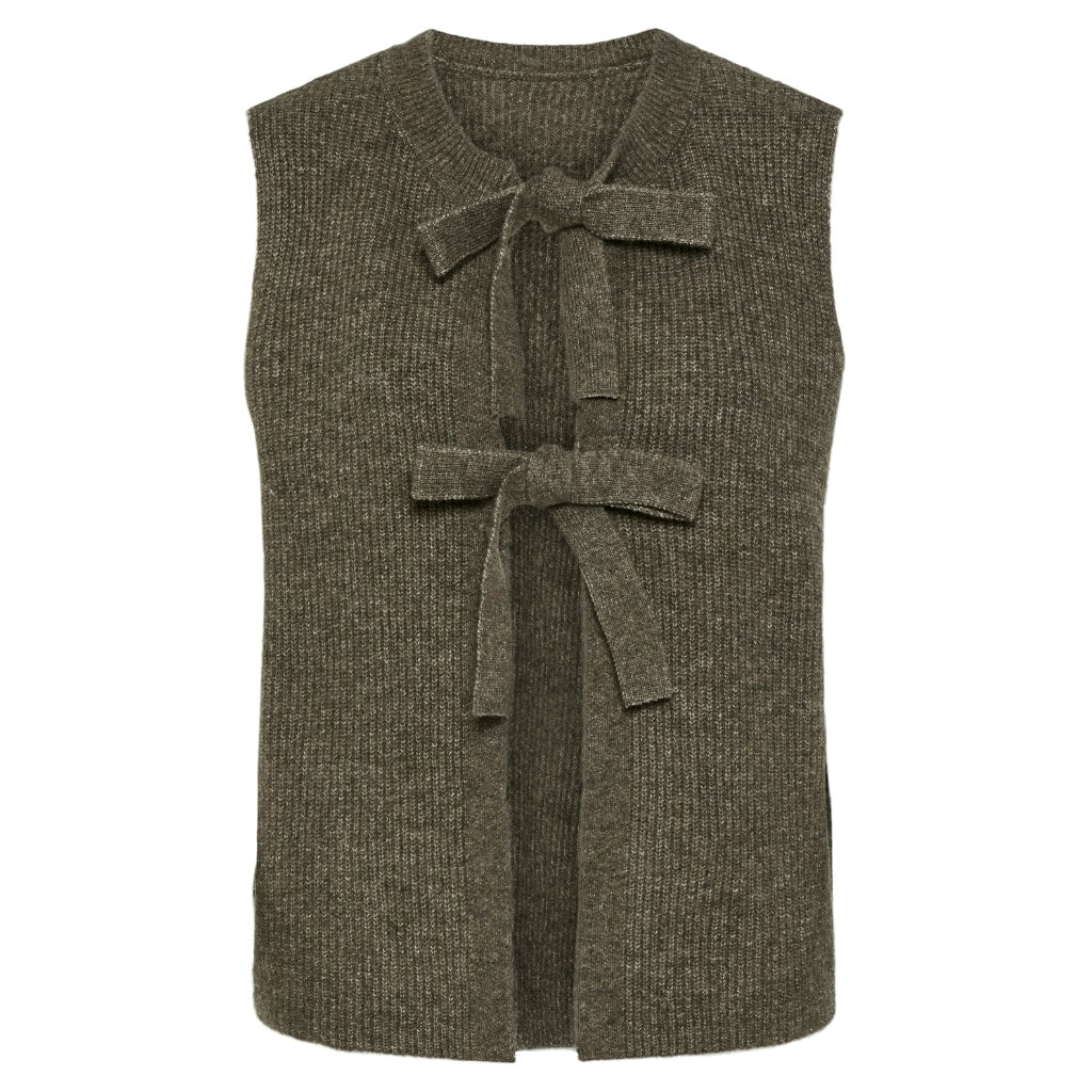 Pieces - Pcdidi Tailored Vest - 4513124 Black White