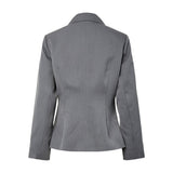 PIECES Pieces dame blazer PCFALKA Blazer Grey pinstripe