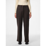 PIECES Pieces dame bukser PCMAMILLA Restudsalg Hot Fudge