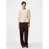 PIECES Pieces dame cardigan PCSILLY Cardigan Birch Melange