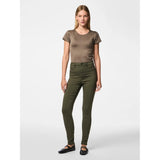 PIECES Pieces dame jeans PCHIGHSKIN Restudsalg Forest Night