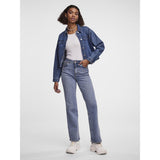 PIECES Pieces dame jeans PCHOLLY Restudsalg Medium blue denim