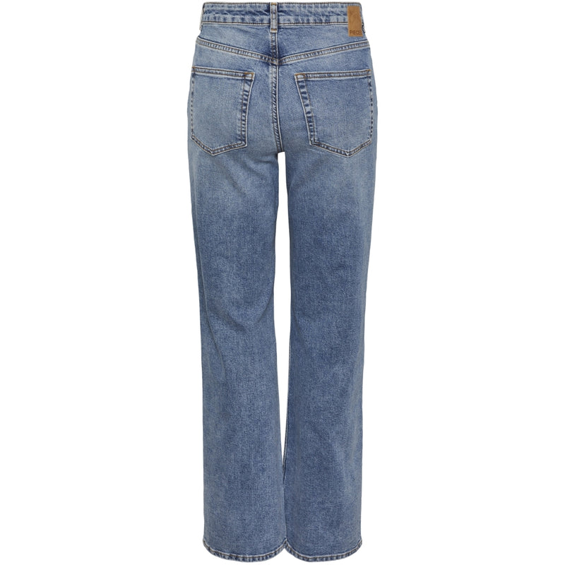 PIECES Pieces dame jeans PCHOLLY Jeans Medium blue denim