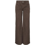 PIECES Pieces dame jeans PCSELMA Jeans Hot Fudge