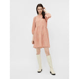 PIECES Pieces dame kjole PCGILBERTA Restudsalg Coral