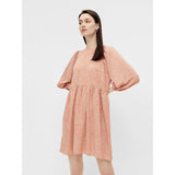 PIECES Pieces dame kjole PCGILBERTA Restudsalg Coral