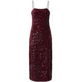 PIECES Pieces dame kjole PCKAM Dress Towny port Towny Port Sequins