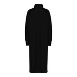 PIECES Pieces dame strikkjole PCMALOU Restudsalg Black