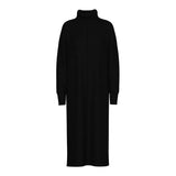 PIECES Pieces dame strikkjole PCMALOU Restudsalg Black