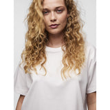 PIECES Pieces dame t-shirt PCSKYLAR T-shirt Bright White